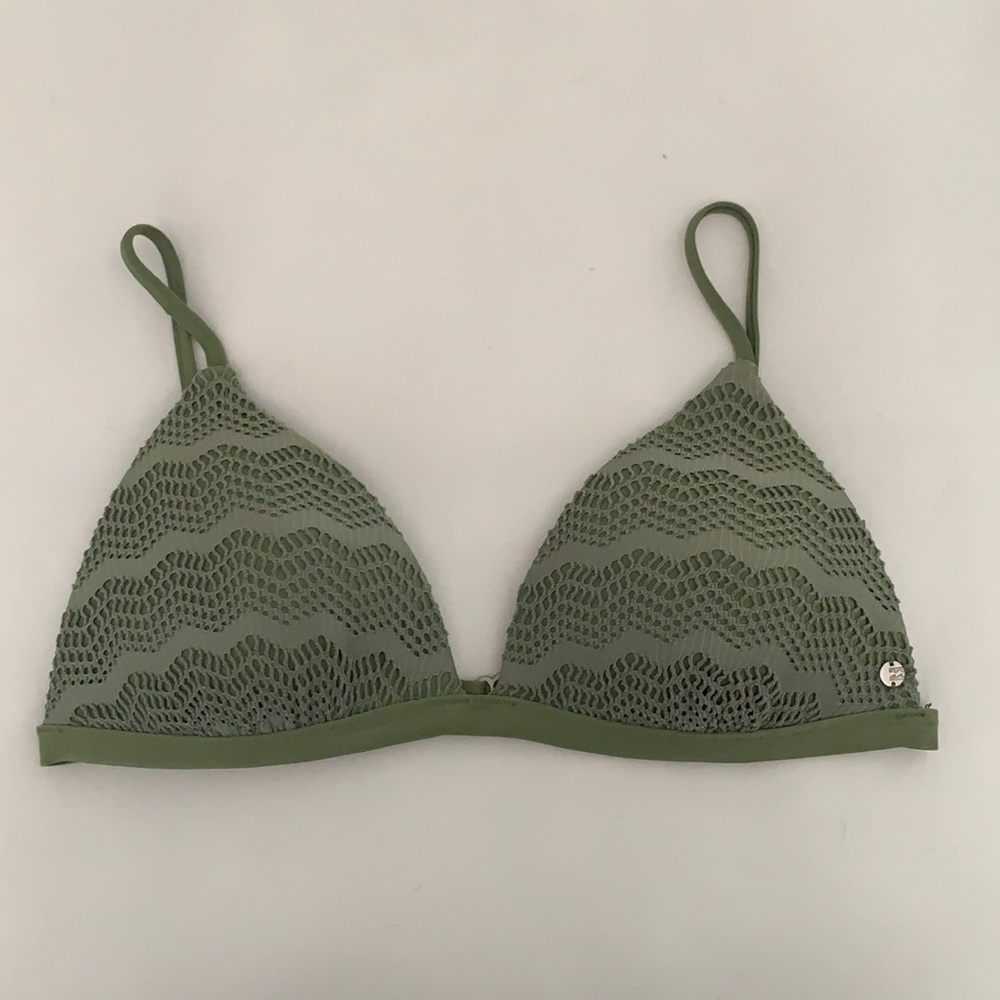 Billabong, Olive Green Bikini Top